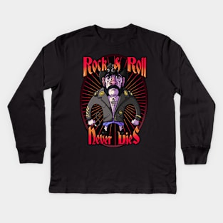 Rock and Roll Forever Kids Long Sleeve T-Shirt